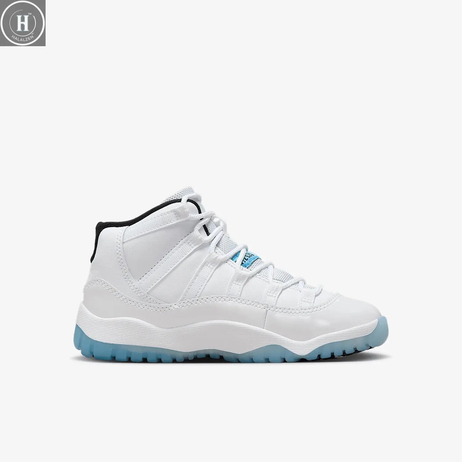 Nike genuine JORDAN children's mid top sports cushioning and wear-resistant basketball shoes 378039-104 HALALZEN