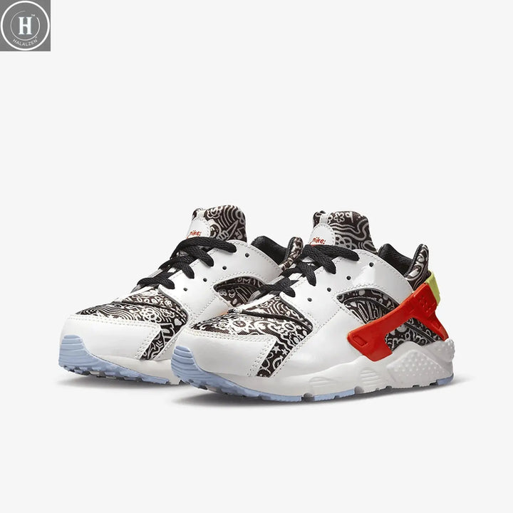 Nike genuine Huarache Run (GS) women's and children's casual shoes DV2270-100 HALALZEN