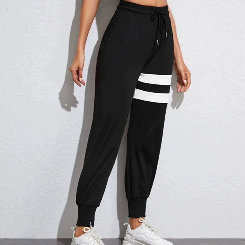 Fitness Sports Pants Women Elastic Waist Foot Quick Dry Loose Cycling Running Yoga Pants Female Streetwear Pantalon Femme