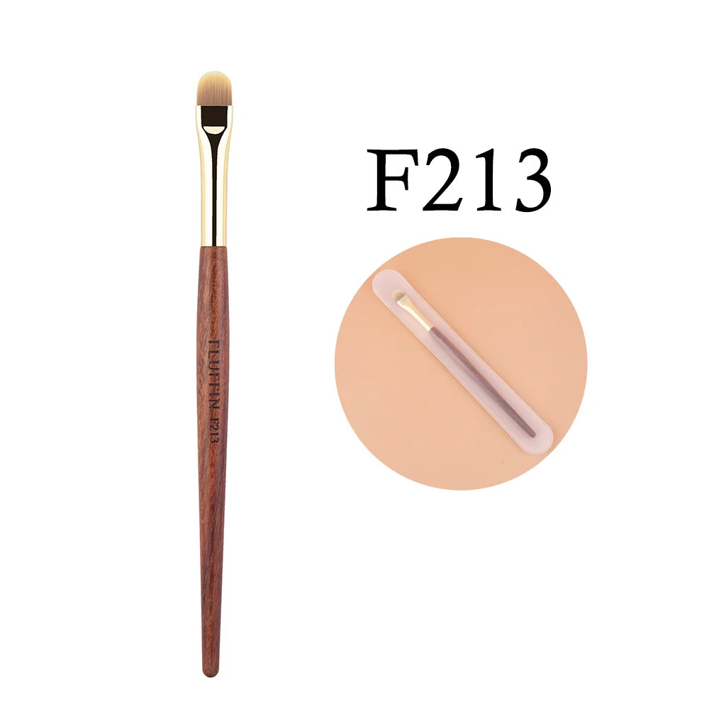 Concealer Crush Ultra Thin Concealer Brush Advanced Copper Tube Redwood Makeup Brush Precision Detail Makeup Tool for Beginners