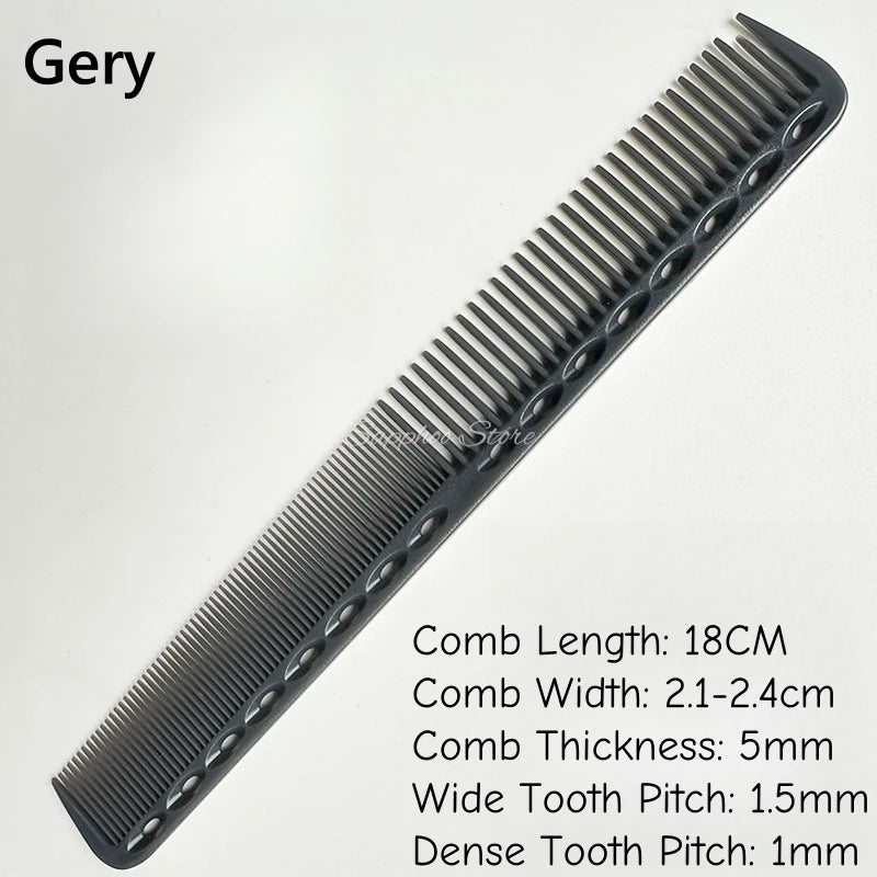 1PC 18cm Professional Hairdressing Haircut Comb Double Headed Anti Static High Temperature Resistance Salon Hair Styling Tools