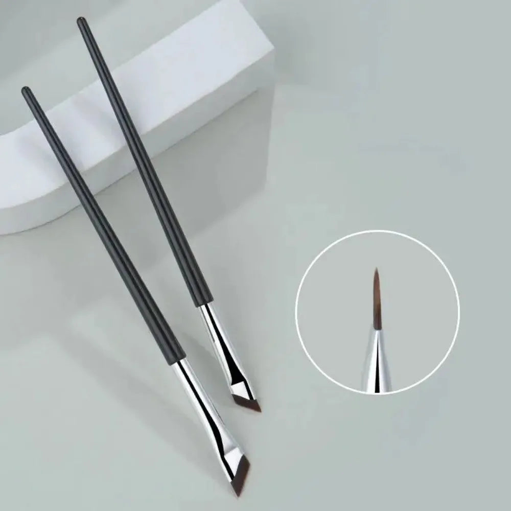 KSHBO Upgrade Blade Eyeliner Brush Ultra Thin Fine Angle Flat Eyebrow Brush Liner Brow Place Makeup Brush Precise Detail Tools Halalzen