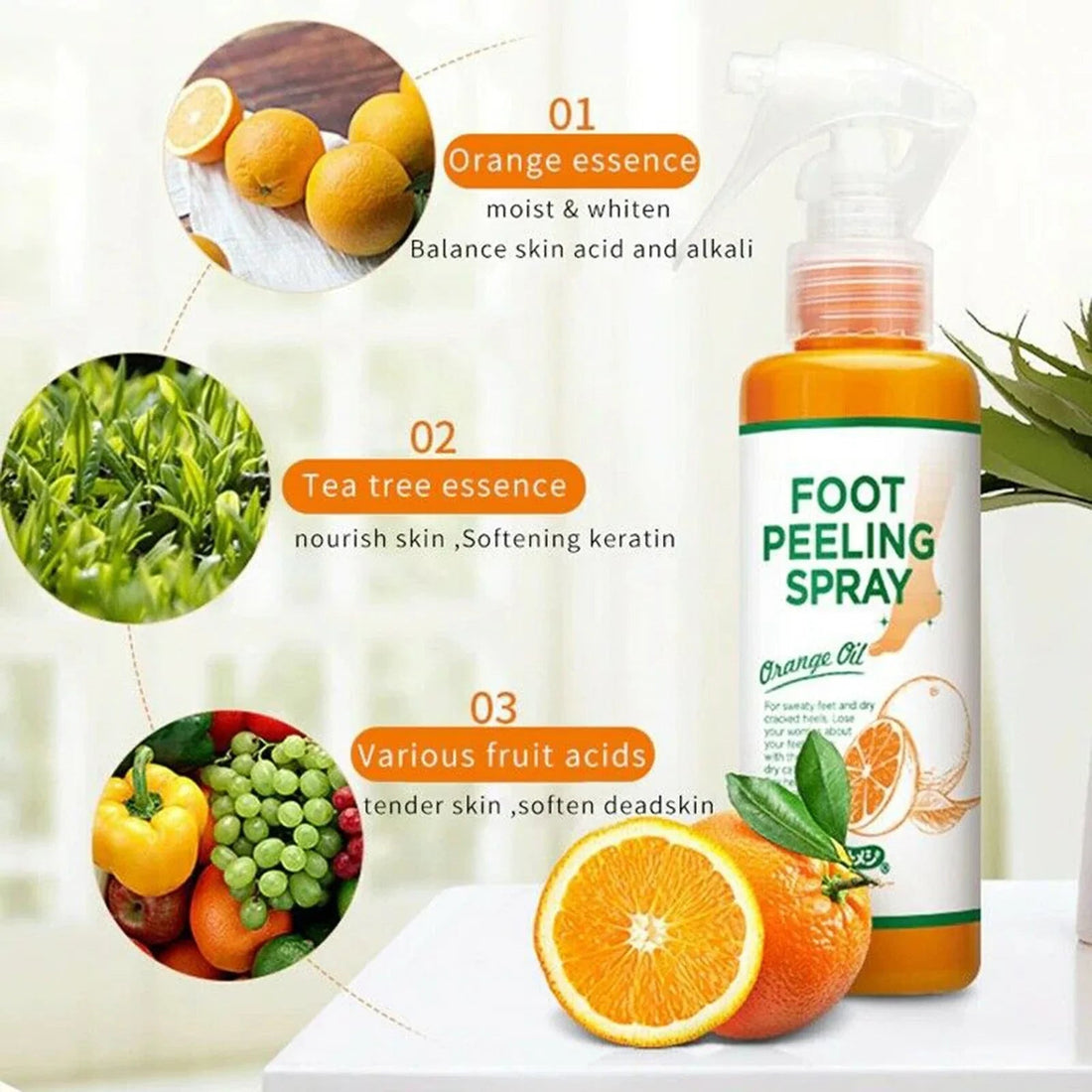 110ML Foot Cuticle Remove Dead Foot Exfoliator Softener Remove Dead Skin and Calluses Foot Mask Pedicure Nail Enhancer Halalzen