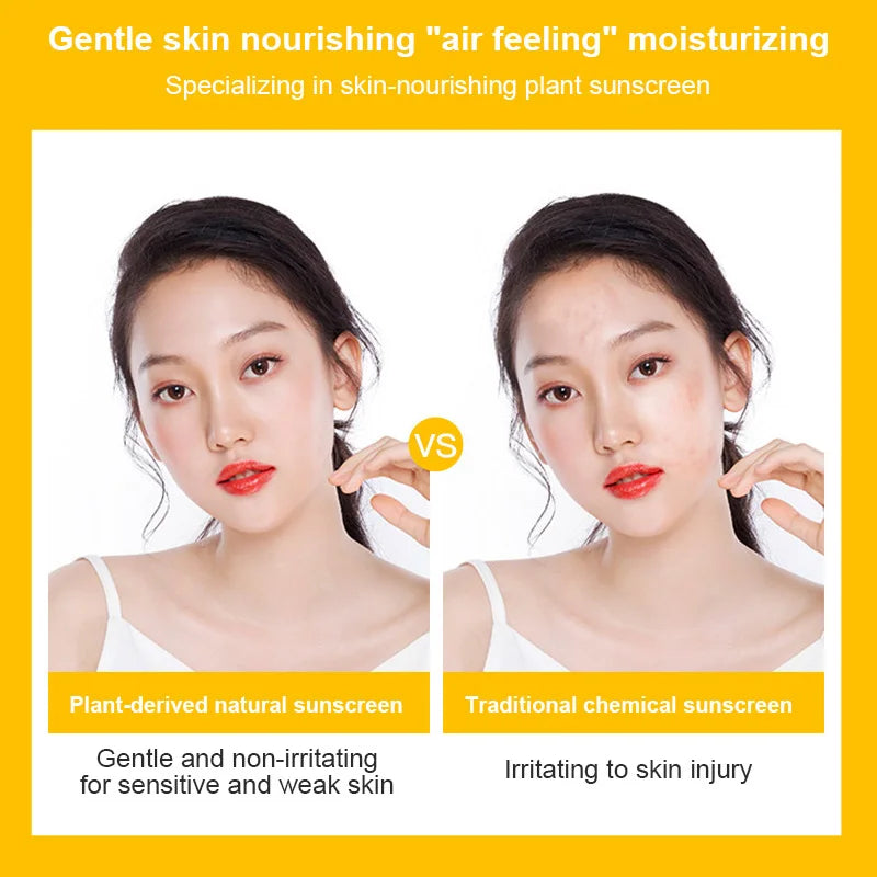Sunscreen SPF50+ Facial Body Sunscreen Whitening Sun Cream Sunblock Skin Protective Cream Anti-Aging Oil-control Moisturizing Halalzen