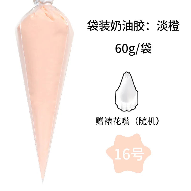 60g Imitation Cream Glue Charms Handmade Whipped Phone Case Decoden Shaker Jewelry Tools Tools Professional