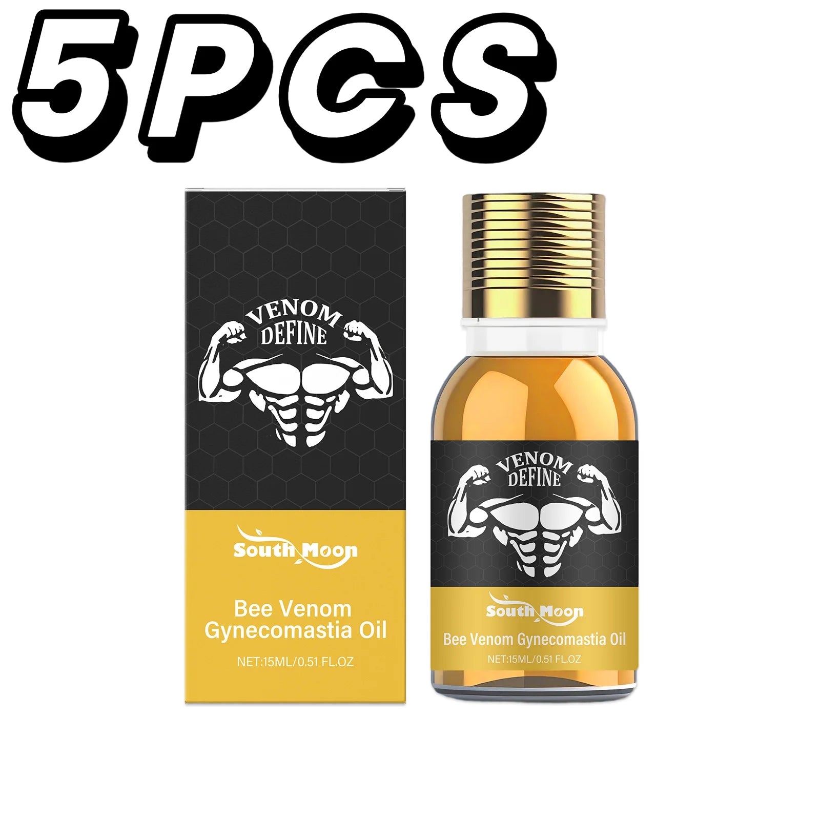 Bee Venom Gynecomastia Oil For Men Breast Shaping Breast Massage Serum Breast Tighten Oil Male Skin Body Moisturizing Care