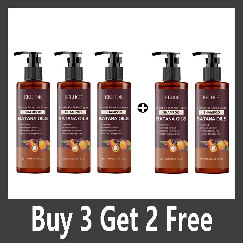 Batana Hair Shampoo Prevent Dryness Smoothing Reduce Spilt Ends Oil Control Nourishing Repair Cracked Hair Shampoo Halalzen
