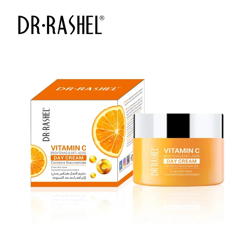 DR.RASHEL Vitamin C Series Creams Refreshing Non-Greasy Day Cream With Sun Protection Comprehensive Care And All Skin Needs 50g