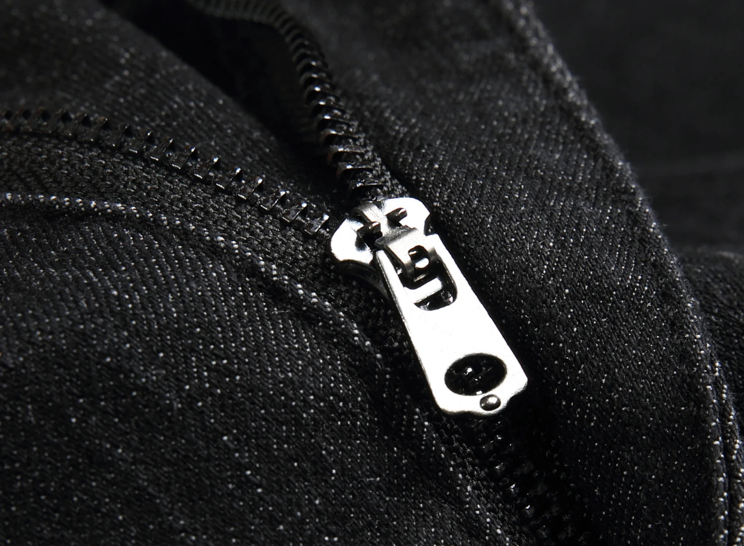 Men's black print pants; Men's print wolf head pattern jeans; Stretch blue jeans 90035