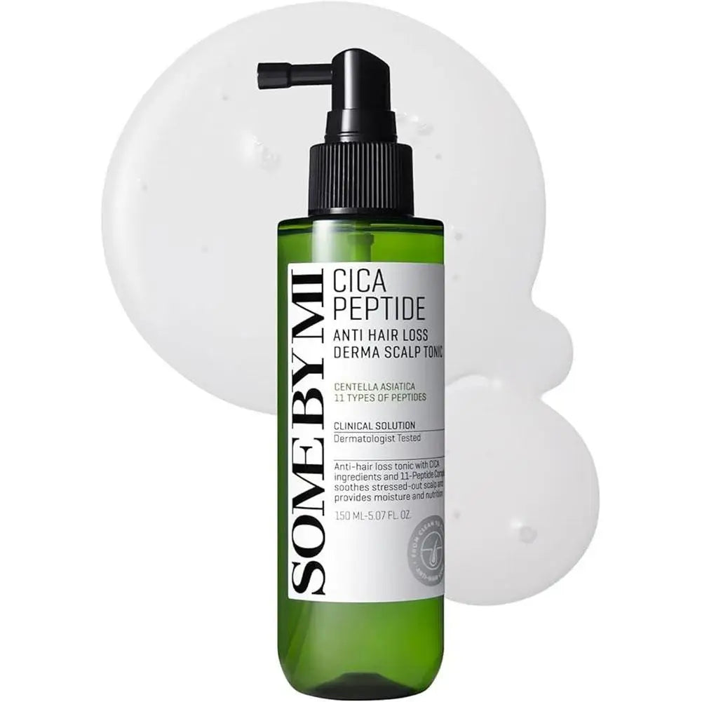 SOME BY MI 150ml Cica Peptide Anti Hair Loss Derma Scalp Tonic, Centella Asiatica + Peptides Scalp Care Essence Spray,Hair Care