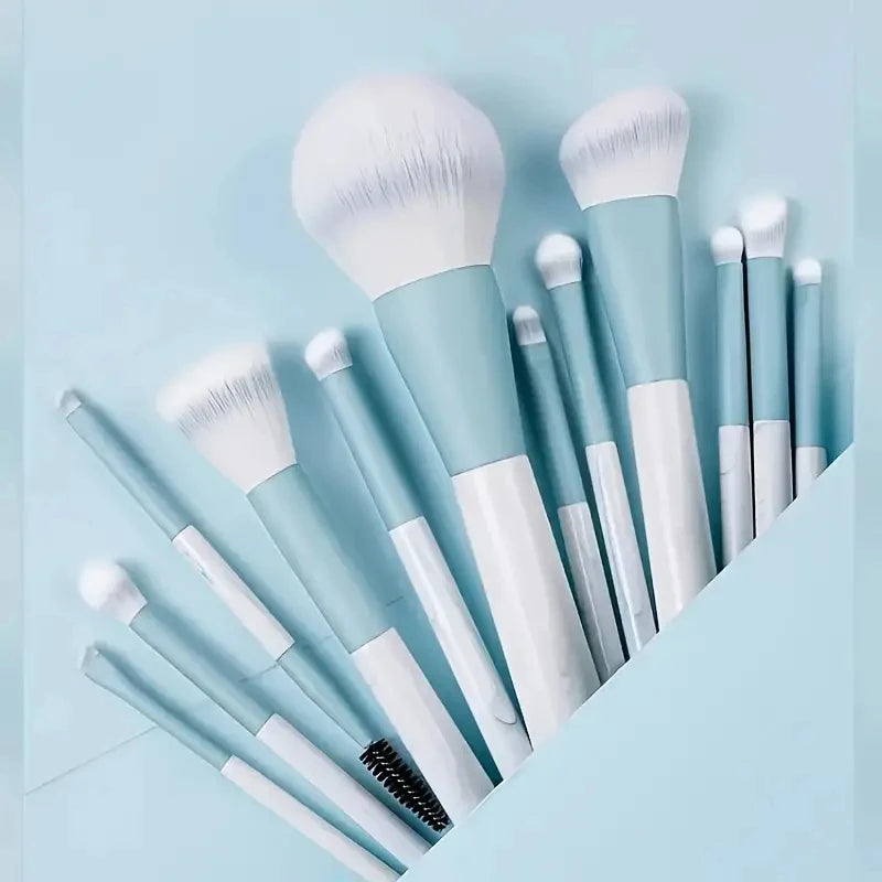 12pcs Professional Makeup Brush Set Premium Synthetic Foundation Concealer Powder Eyeshadow Blush Brushes Hygienic Beauty Tools Halalzen