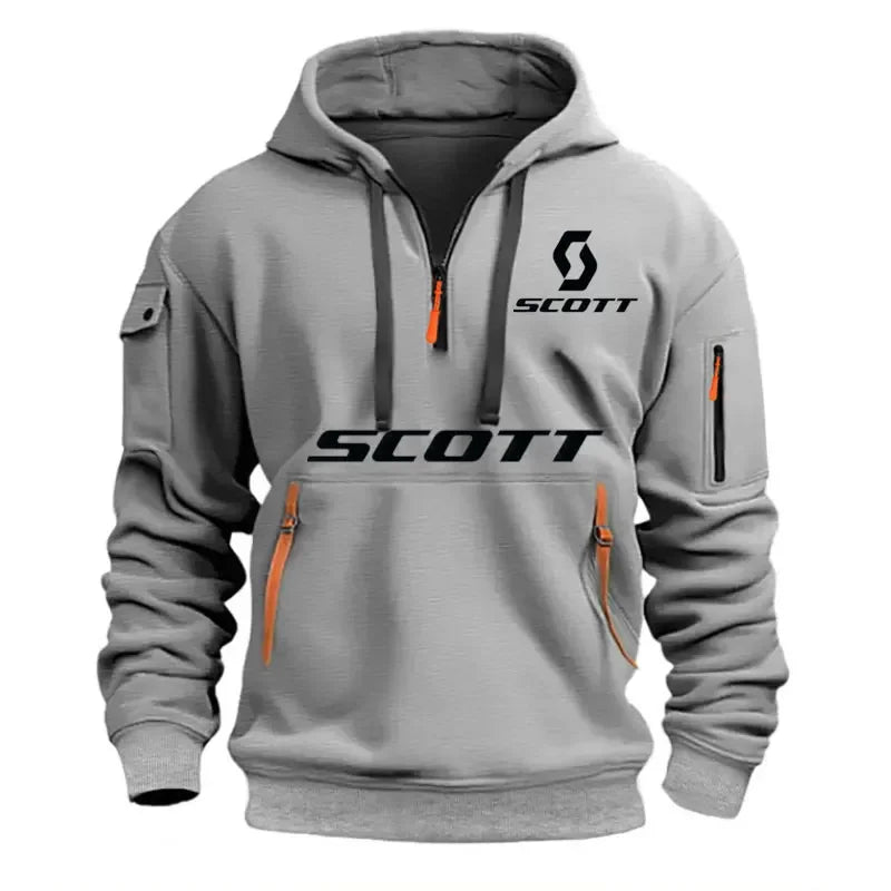 New autumn and winter men's fitness fashion printed sweatshirts, men's loose sweatshirts, hoodies and plus-size sportswear