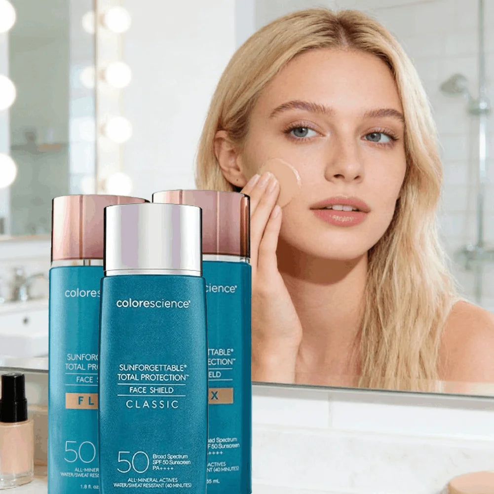 Sunscreen Liquid Foundation 55ml - Against UV Evens Skin Tone, Natural Sun-Kissed Glow, Lightweight & Non-irritating Halalzen