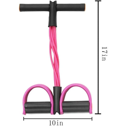 Multifunction Tension Rope, 6-Tube Elastic Yoga Pedal Puller Resistance Band, Natural Latex Tension Rope Fitness Equipment