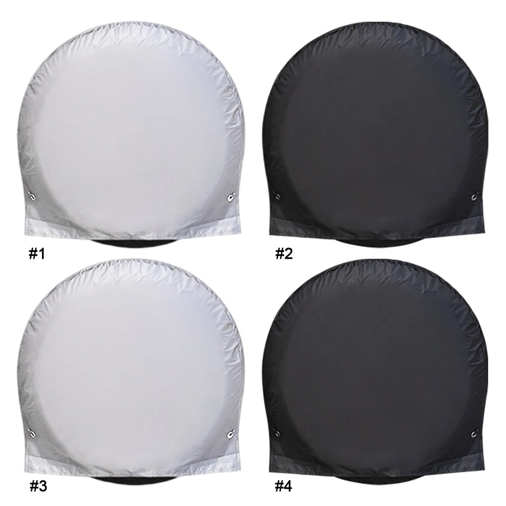 Spare Tire Cover Waterproof Automotive Wheel Protector UV Resistant Auto Tire Cover for Sun Rain Snow Tyre Protection