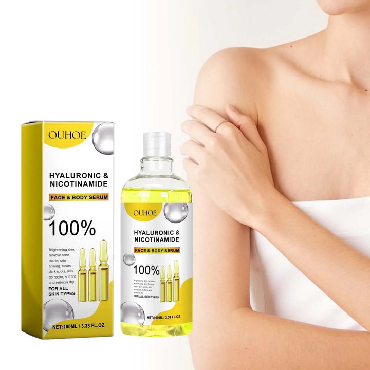 Hyaluronic Acid Facial Serum Moisturizing Smoothing Repair Skin Nicotinamide Brightening Skin Care Lift Firm Face Body Essence