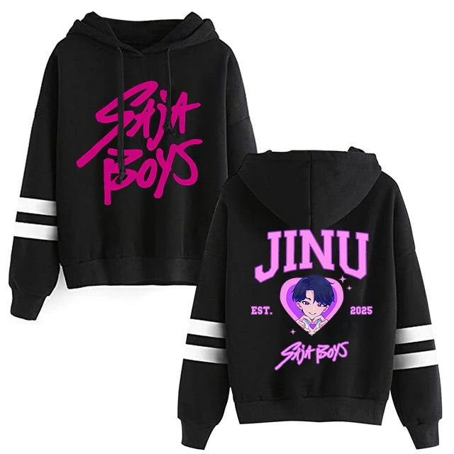 Derpy Anime Hoodie Derpy Tiger Zoey Sweatshirt KPop Hoodied Demon Hunters Tee DKPDH Tiger Pullover Women Long Sleeves Hoodies