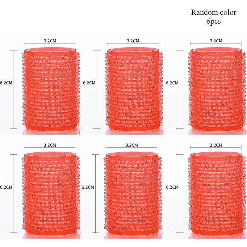 Hair Rollers Self Grip Hook Hair Curlers Heatless Roller Salon Dressing Curlers Jumbo Size Sticky Hair Styling Tools Halalzen