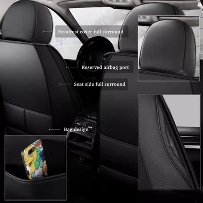 Car Full Set 5-Seat Covers Universal Car Seat Covers Front Rear Seat Cushion Anti-scratch Protection For Sedan SUV Pick-up Truck
