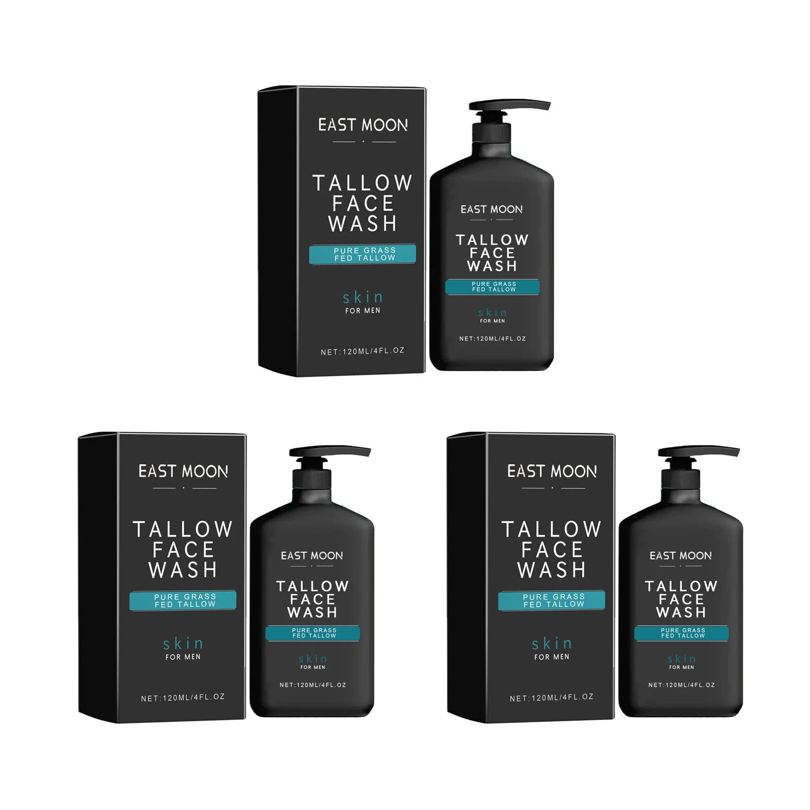 Men's Daily Face Wash Deep Cleansing Pore Oil Control Remove Acne Blackhead Brightening Facial Cleanser for Refreshed Skin Halalzen