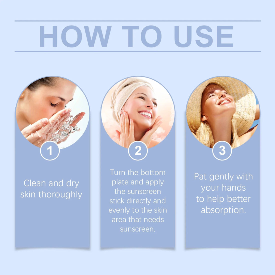 UV Sunscreen Stick Spf50 Lasting Waterproof Moisturize Layer Oil Control Repair Sunburn Antioxidant Skin Sun Protection Cream Halalzen