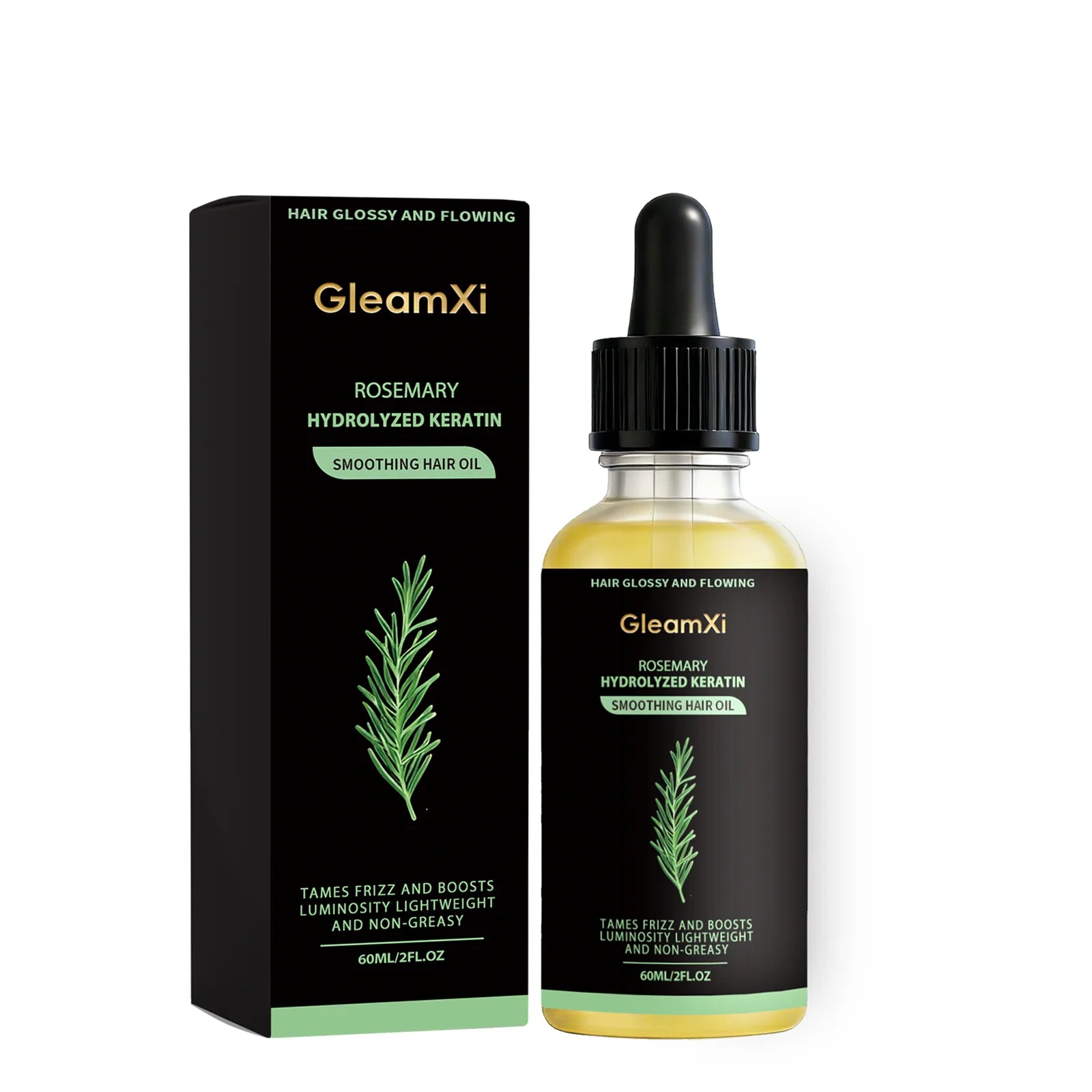 Rosemary Hair Growth Shampoo/Conditioner/Essential Oil Hydrolyzed Keratin natural extract of rosemary Nourishes Regenerates Hair