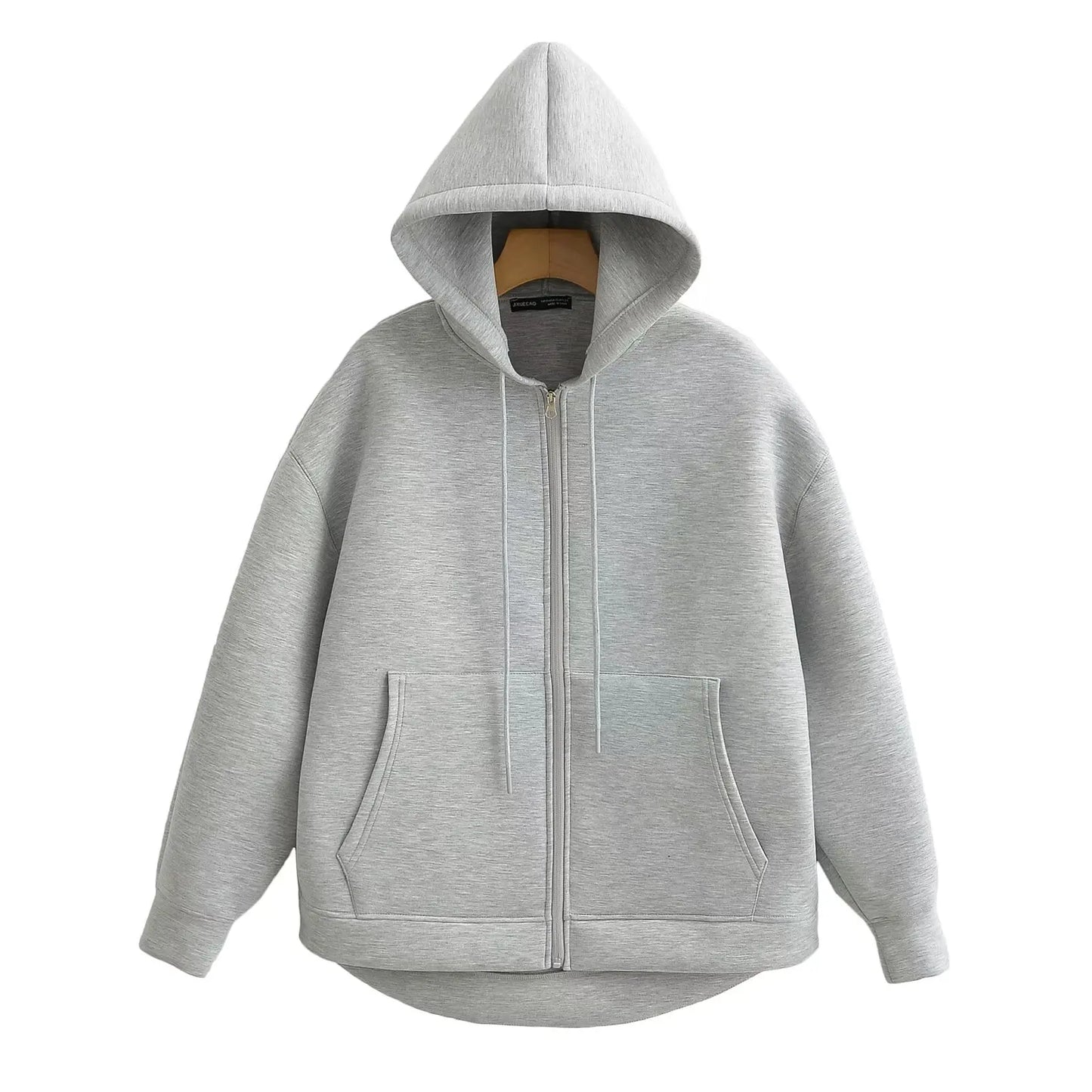 MUJER Zip up Hoodies Women Autumn Hooded Sweatshirt Woman Long Sleeve Oversized Women's Sweatshirts Zip Hoodie Women Jackets