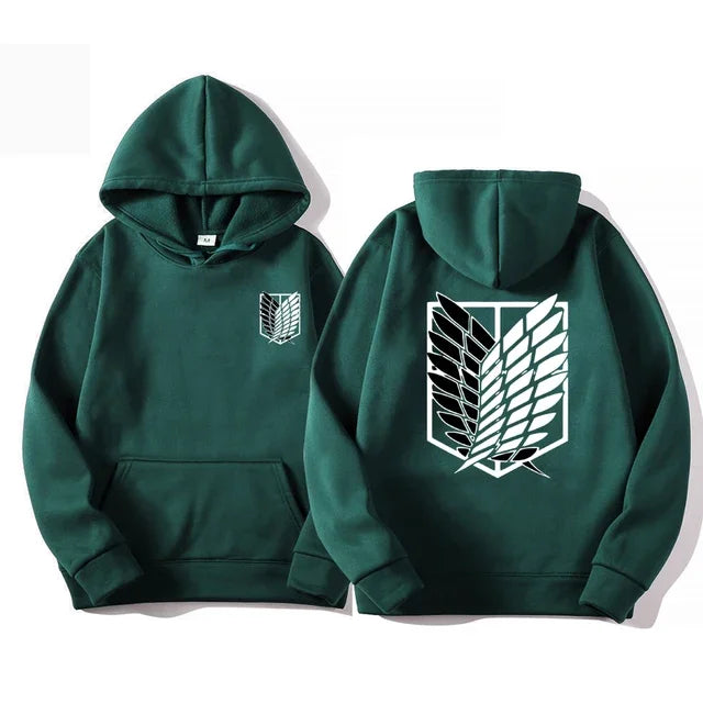 New Attack on Titan Men's Hoodie Anime Hoodies Men Women Streetwear Pullover Harajuku Hoodies Sweatshirt Clothes Male Sportswear