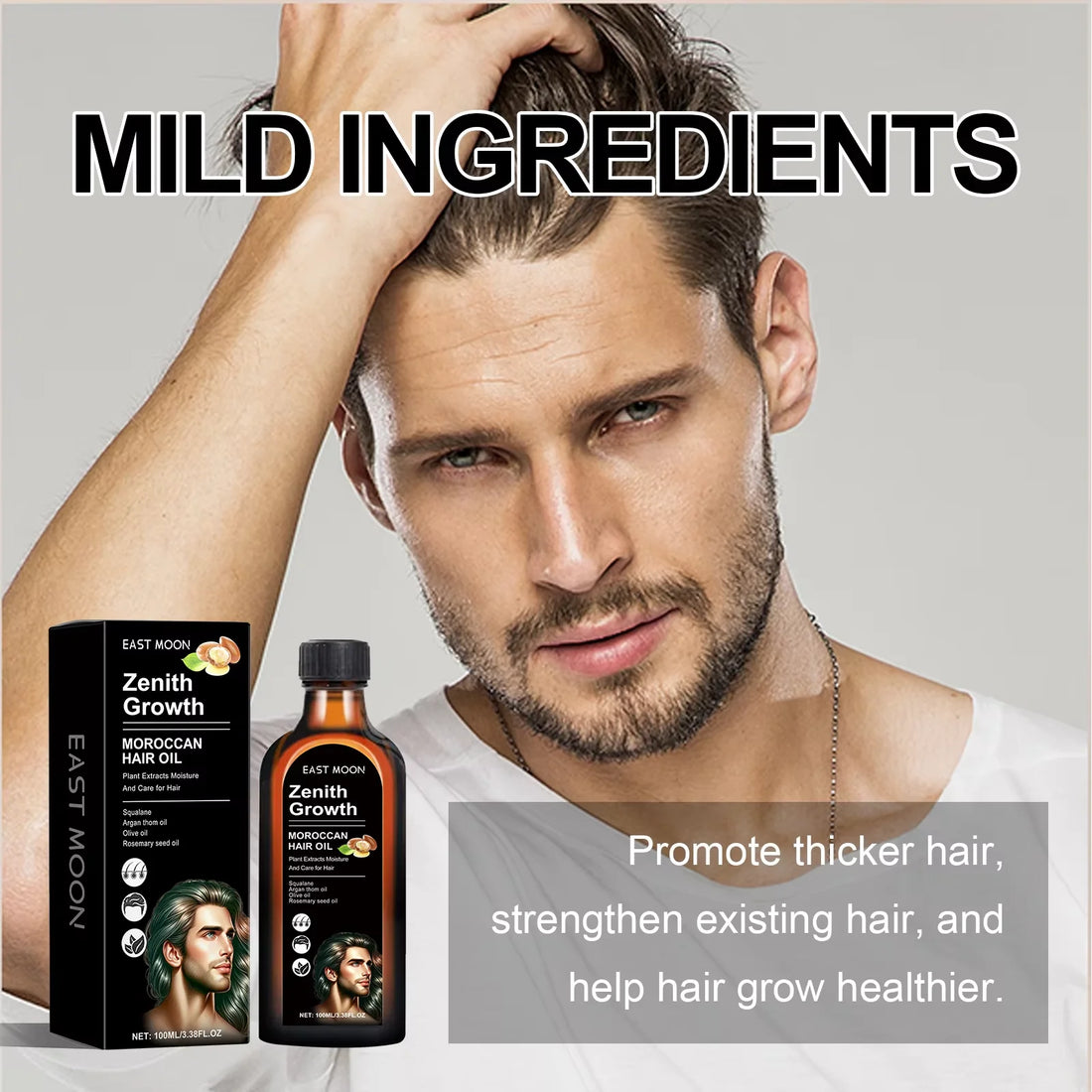 Hair Growth Essential Oil Treatment Dry Damaged Prevent Frizzy Nourish Scalp Nourishing Moisturizing Rosemary Hair Regrowth Oil