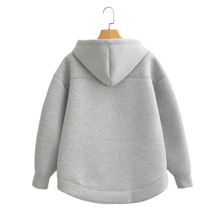 MUJER Zip up Hoodies Women Autumn Hooded Sweatshirt Woman Long Sleeve Oversized Women's Sweatshirts Zip Hoodie Women Jackets