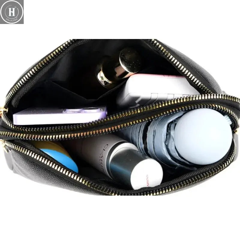 100% Genuine Leather Shoulder bag Women Handbag Designer Cowhide Flap Bag Luxury Women's Messenger Bags Crossbody Bags For Women HALALZEN