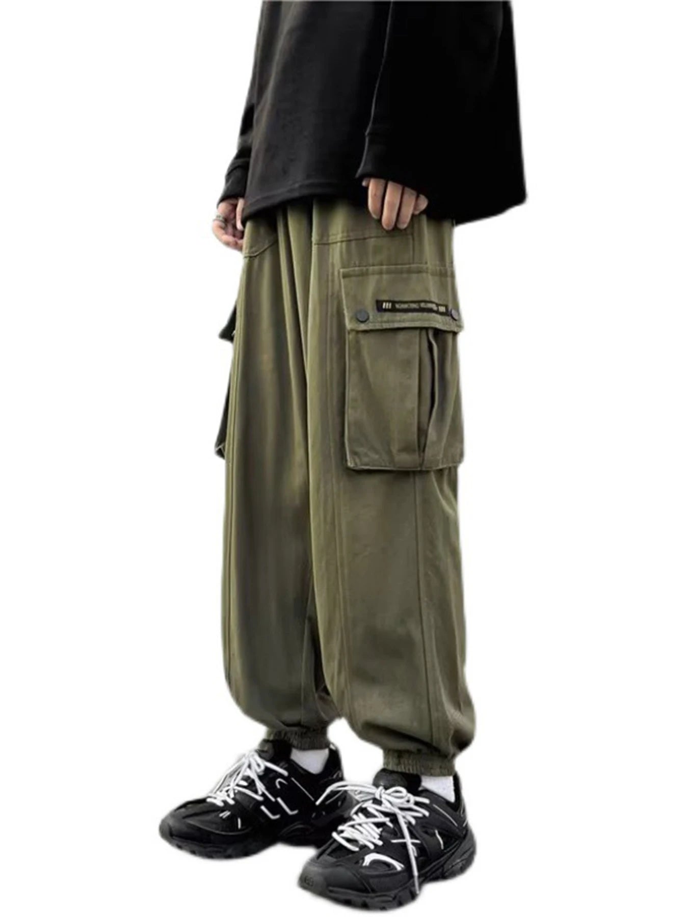 Cargo pants men's underpants underpants pant pants pants large ankle bottom pants work easy pants work fit pantsSummer andWinter