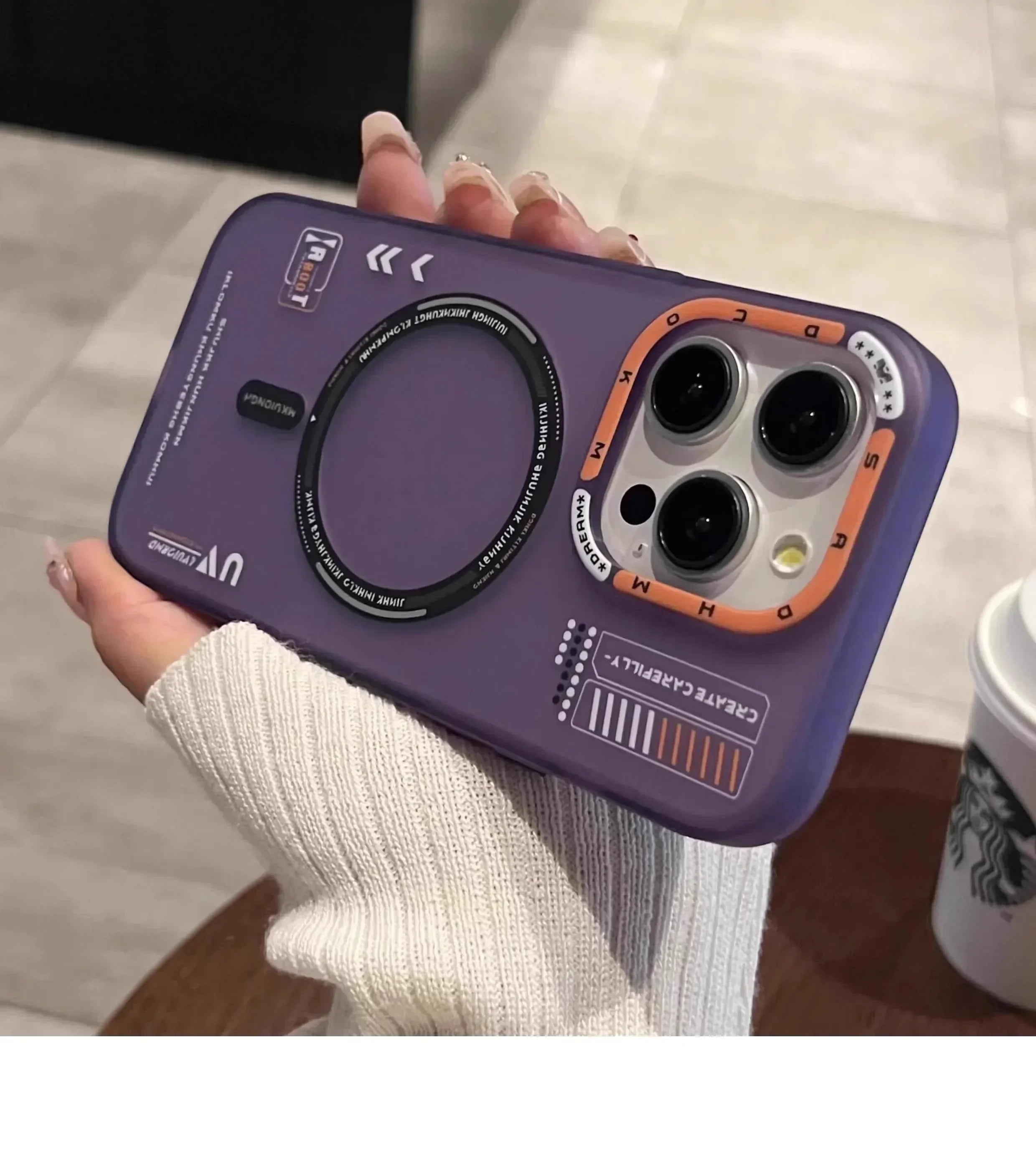 Matte Magnetic Phone Case For iPhone 16 15 13 12 14 Pro Max Magsafe Wireless Charge Frosted Back Metal Lens Frame Buttons Cover