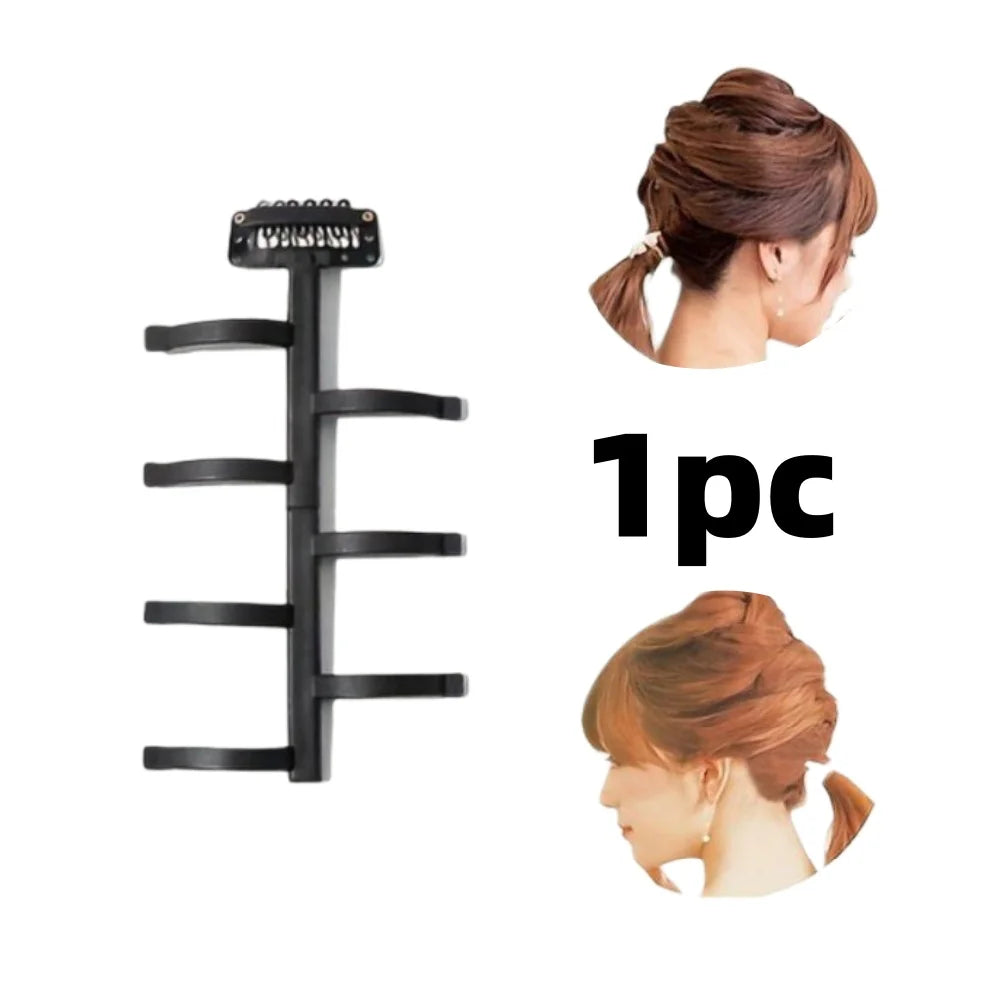 DIY Hair Braiding Tool Fishbone Braid Maker Set Simple Lazy Braider For Women All Hair Types Ponytail Bow-Shaped Styling Access Halalzen