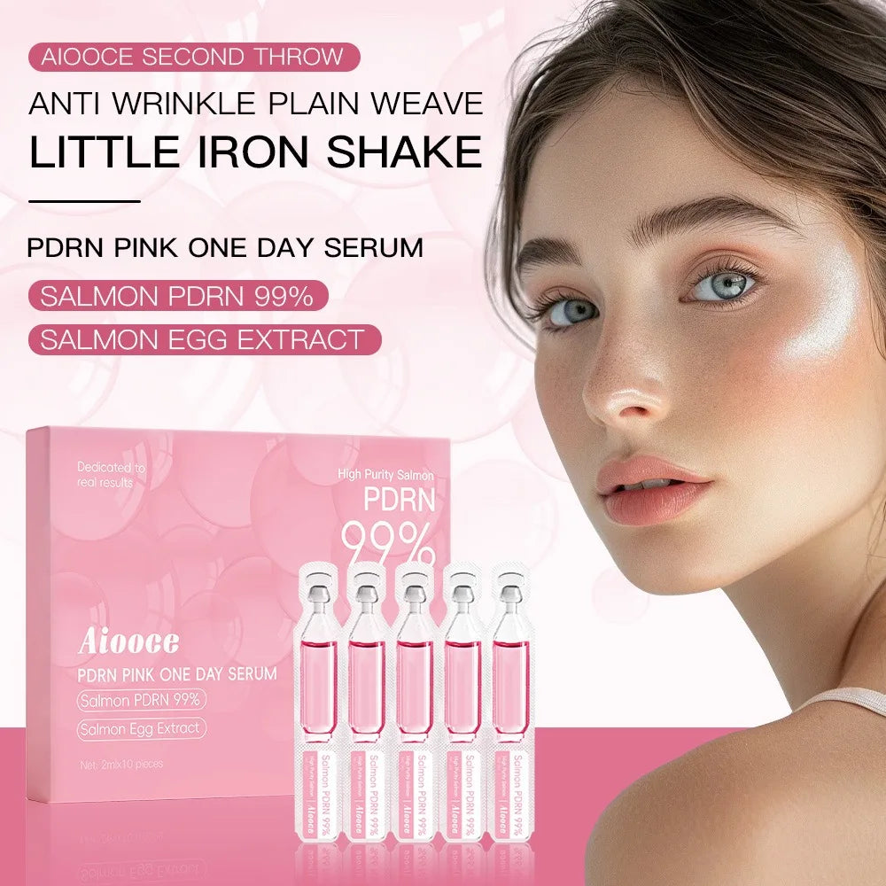 PDRN Salmon DNA +HA  Anti- Wrinkle Serum Fade Fine Lines Facial Moisturizing brightning Anti Aging Firming Skin Care Halalzen