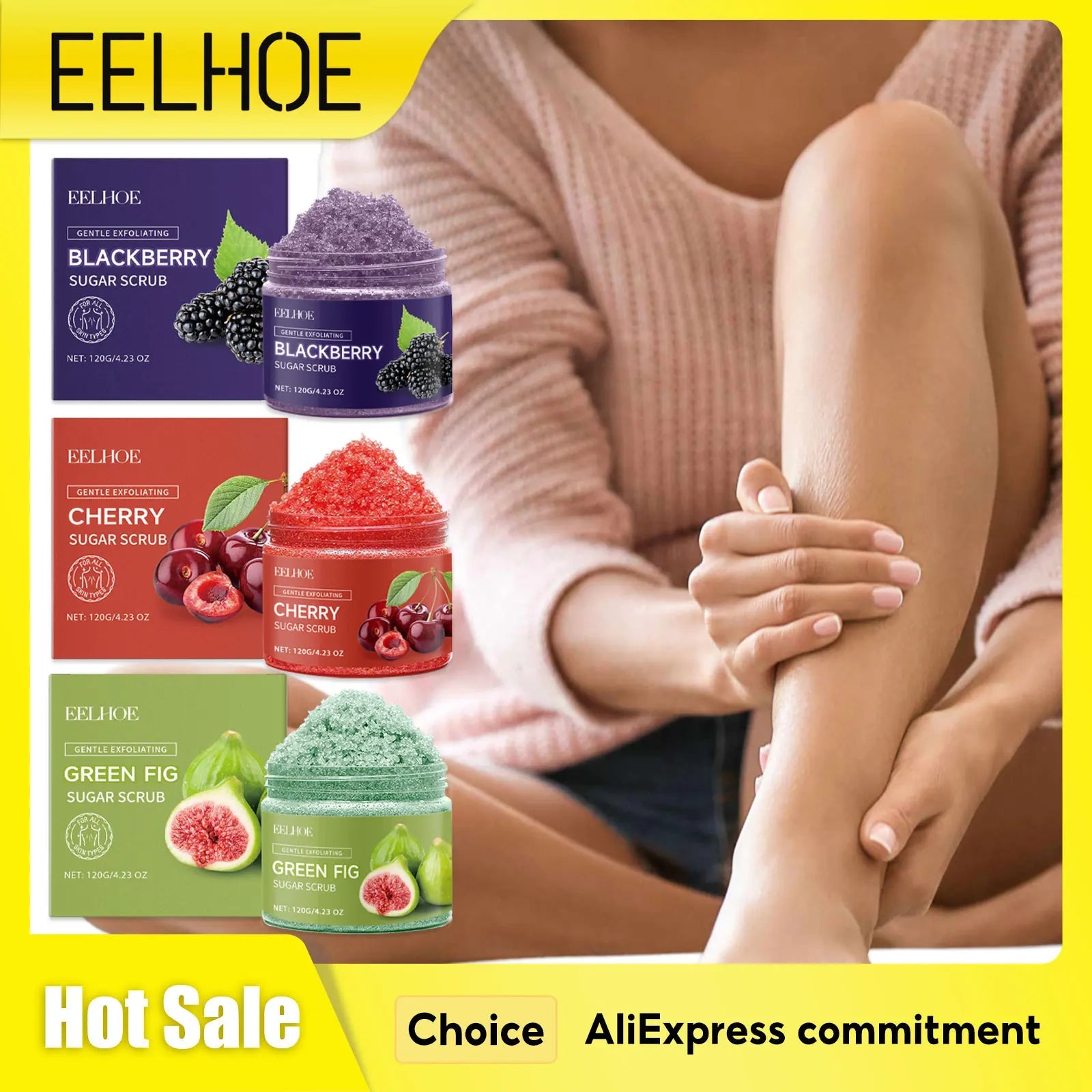 Fruity Body Scrub Gentle Exfoliating Body Wash Remove Dead Skin Brightening Remove Dark Skin Nourish Deep Cleansing Shower Scrub Halalzen