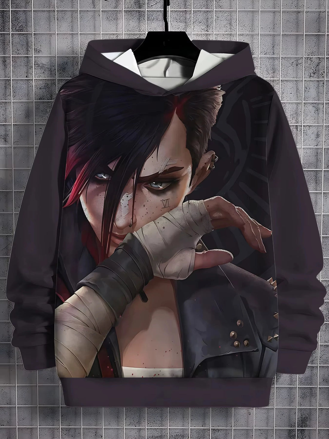 Anime Game Arcane Jinx 3d Print Hoodies Men Women Fashion Hoodie Sweatshirt Women Sweats Unisex Tracksuit Pullovers Clothes Lol