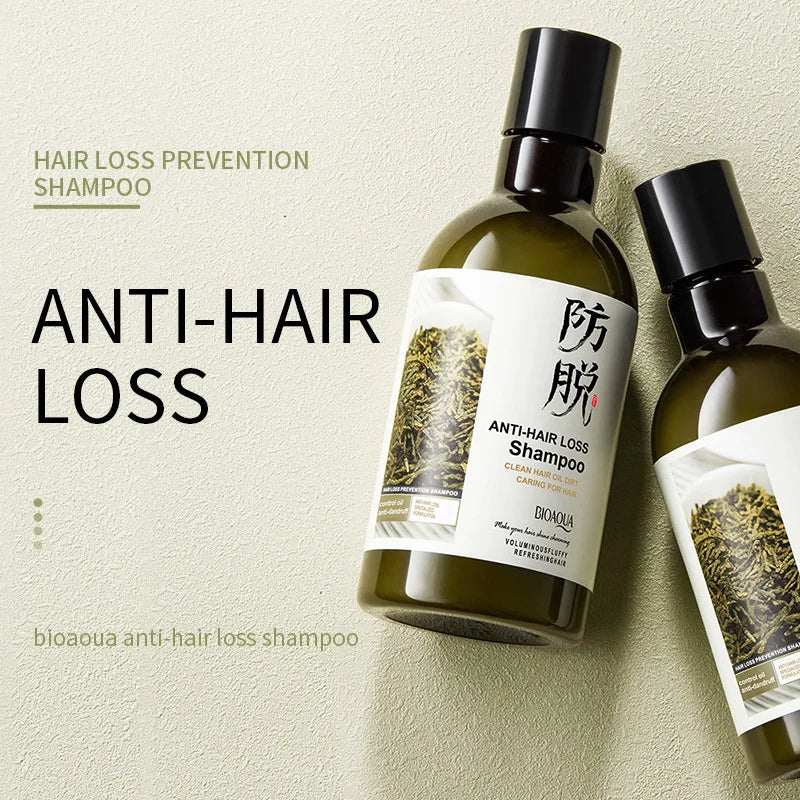 BIOAOUA  Anti-Hair Loss Shampoo Nourishing Hair Shampoo for Stronger Thicker Shampoo Women Men Regrowth Oil Beauty Health
