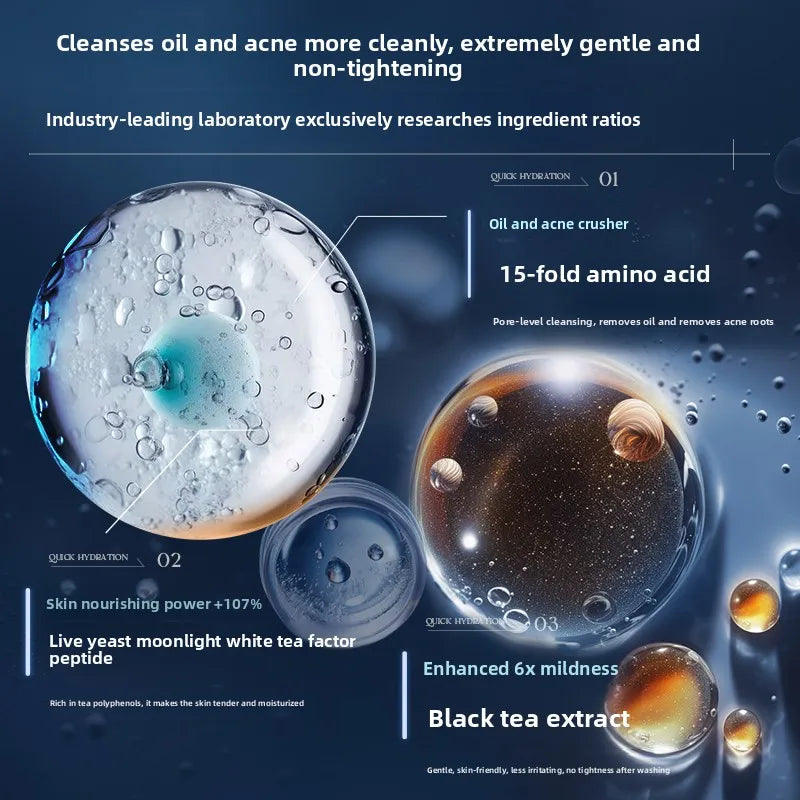 OHBT Amino Acid Cleansing Lotion Gentle Moisturizing Nourishing Salicylic Acid Facial Cleanser Oil Control Brightening Halalzen