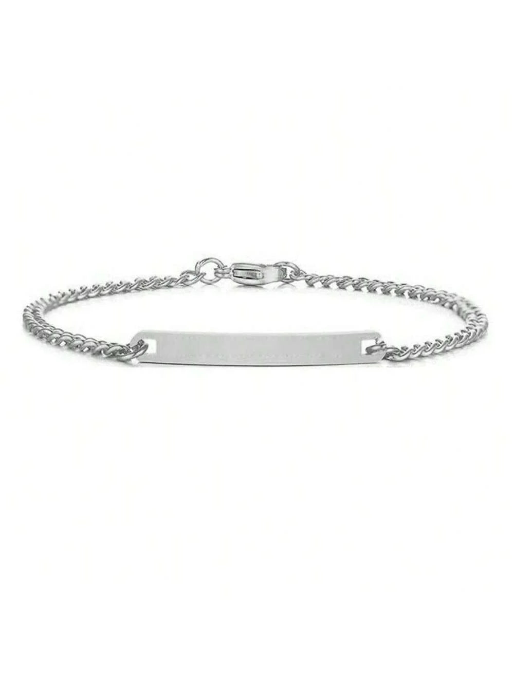 Couple Bracelet for Women Men Stainless Steel Cuban Chain Family Jewerly Lover Valentines Day Gift Accessories,Birthday Gifts