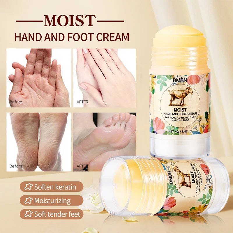 Powerful Repair Hand And Foot Cream,contains Lanolin,hyaluronic Acid, Unisex Moisturizing Cream,for Softening Dry Cracked Skin