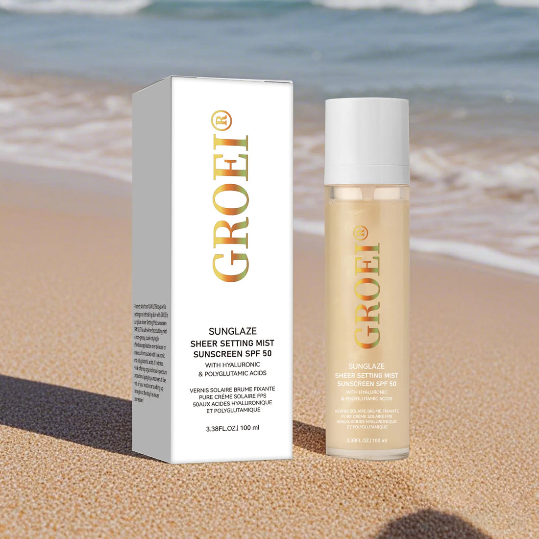 100ml Oil Free UV Setting Spray Non Greasy Anti Shine Matte Finish Pore Minimizing Long Lasting Makeup Waterproof Sweatproof