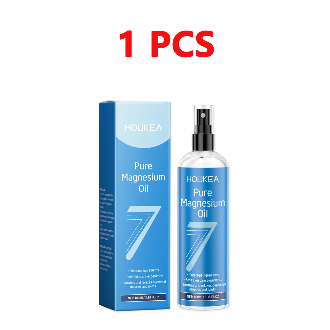 Pure Magnesium Oil Spray Grade Magnesium Chloride Liquid for Foot & Body Care Spray for Improve Roughness Skin& Quick Absorption