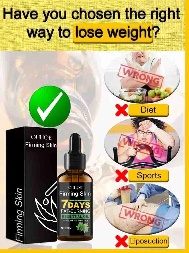 Fast Lose Weight Essential Oil Slimming Oil Effective Burn Fat Belly Thighs Remove Cellulite Product Natural Slim Down Body Care