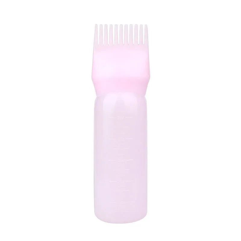 Head Scalp Massage Comb Silicone Shampoo Brush Hair Dye Tint Oil Applicator Bottle with Brush Salon Hair Styling Tools SZI20