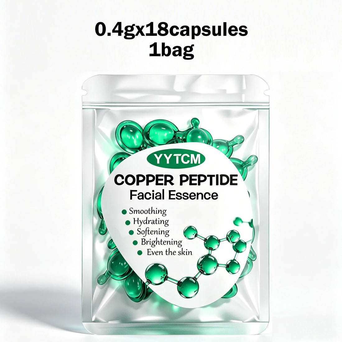 Copper Peptide Facial Serum Moisturizing Hydrating Firming Anti-Aging Skin Care Essence