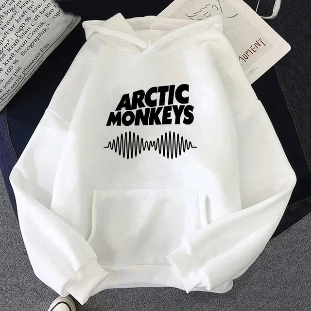 2025 Autumn Men Women Fashion Hoodies Rock Arctic Monkeys Print Hoodie Hip Hop Women Coats Rapper Sweater Unisex Clothing Haraju