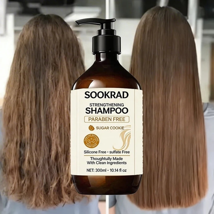 Strengthening Shampoo, Sulfate Free, Gentle Scalp Cleansing, For All Hair Types, 10.14fl oz