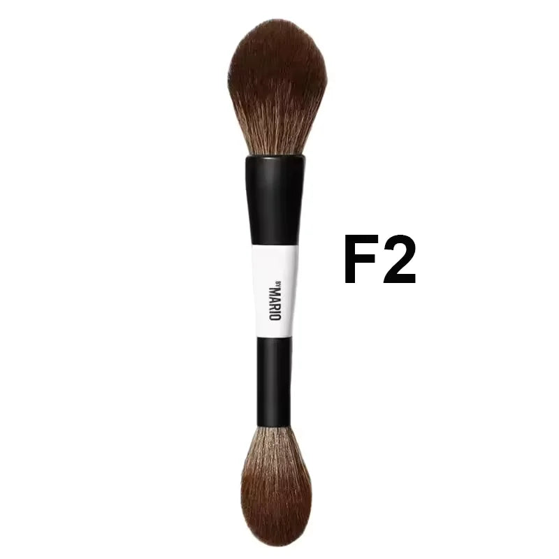 F4 All Mario Dual-Ended Foundation Face Brush Double-ended Powder Blush Contour And Soft Fiber Eyeshadow Concealer Makeup Brushe