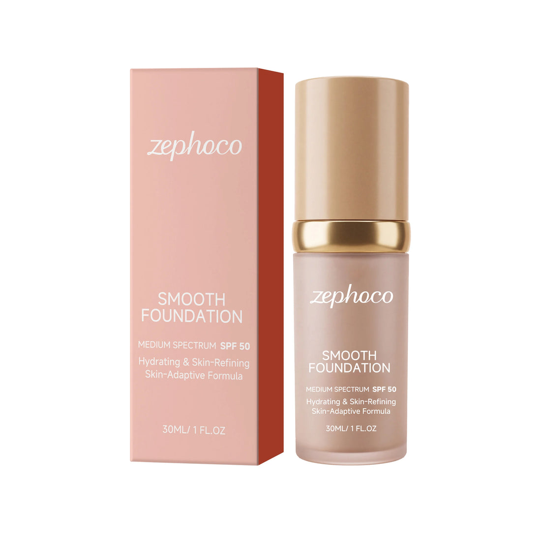 zephoco Color Changing Foundation Sunscreen Spf 50 Anti Aging Lasting Moisturizier Clearing Makeup Base Full Coverage Foundation